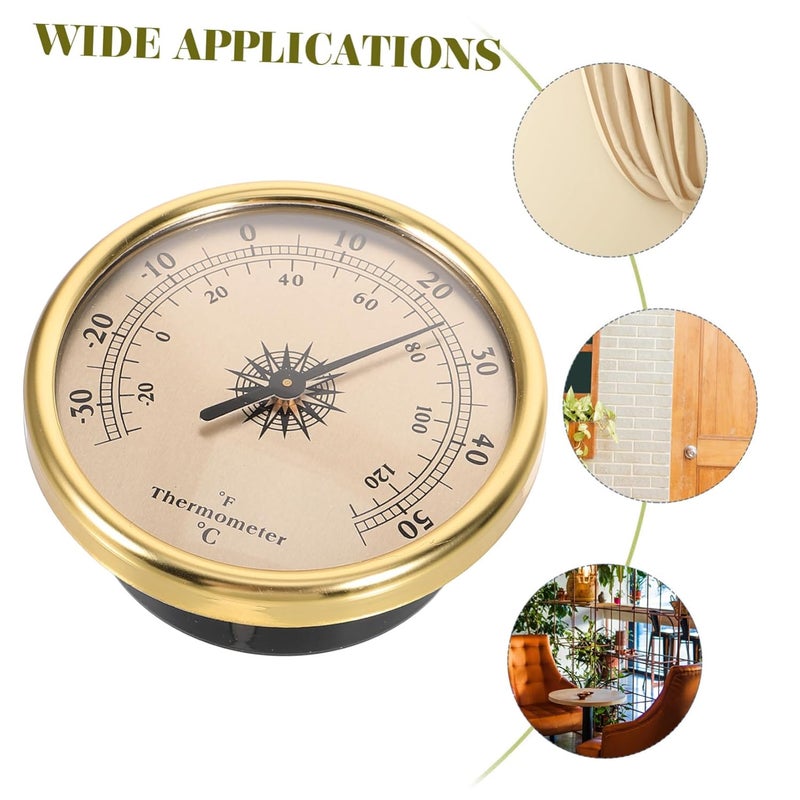 VICASKY Clear Scale Wall Thermometer For Indoor Outdoor Use With Easy To Read Analog Dial - Image 4